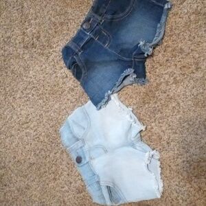 Denim shorts